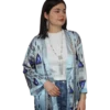 Abaya damska ANORA - Lodowy Ikat, jedwabna, stylizacja