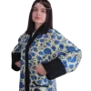 Joma Maxi - Błękitny Ikat, dwustronna, unikat