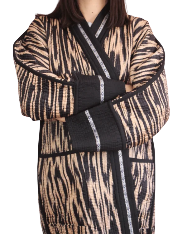 Joma Maxi - Błękitny Ikat, dwustronna, unikat
