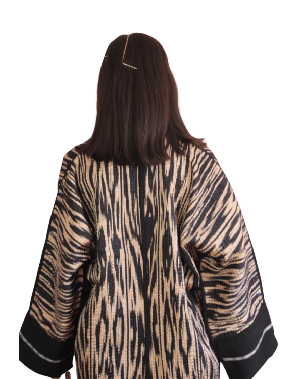Joma Maxi - Błękitny Ikat, dwustronna, unikat