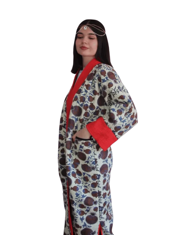 joma-maxi-brazowy-ikat-przod-2 Joma Maxi - Brązowy Ikat, dwustronna, unikat