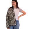 Joma Midi - Karmazynowy Ikat, tył 2 Joma Midi Karmazynowy Ikat ANORA - druga strona, ujęcie stylizowane