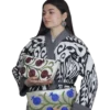 Joma Midi - Malowany Ikat, tył 2 Joma Midi Malowany Ikat ANORA - druga strona, stylizacja z akcesoriami