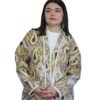 Joma Midi Rubinowy Ikat ANORA - druga strona, ujęcie przodem