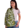 Joma Mini - Oliwkowy Ikat, dwustronna, unikat