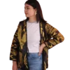 Joma Mini - Oliwkowy Ikat, dwustronna, unikat