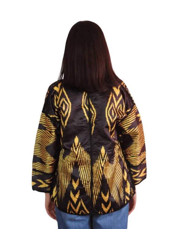 Joma Mini - Oliwkowy Ikat, dwustronna, unikat